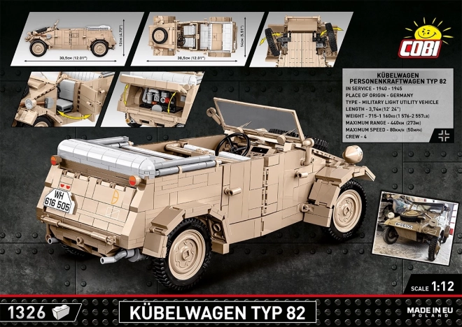 Stavebnica Kübelwagen Typ 82