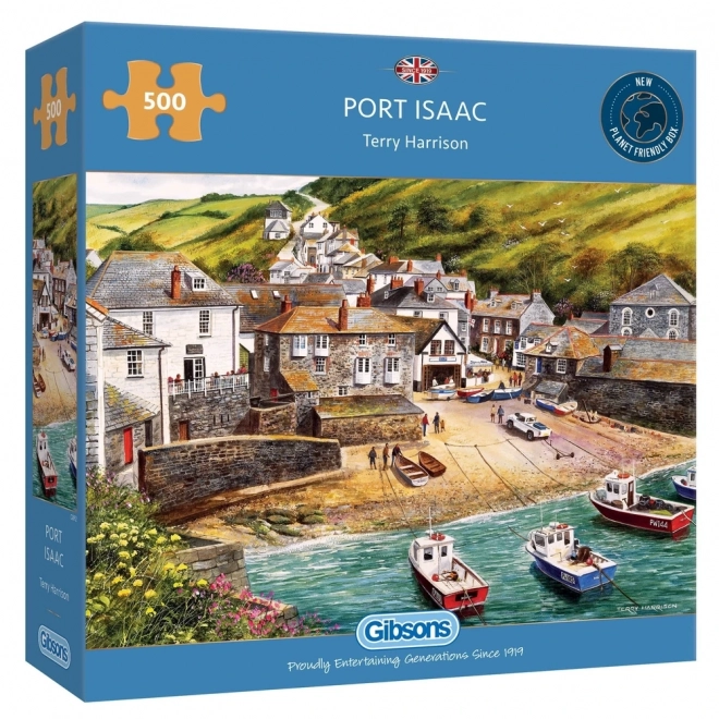 Puzzle Prístav Isaac, Cornwall 500 dielikov