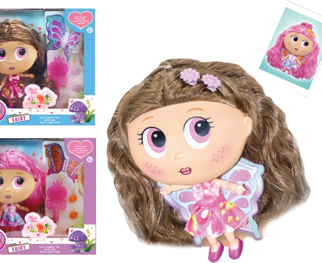 Bábika Fairy s doplnkami 18 cm