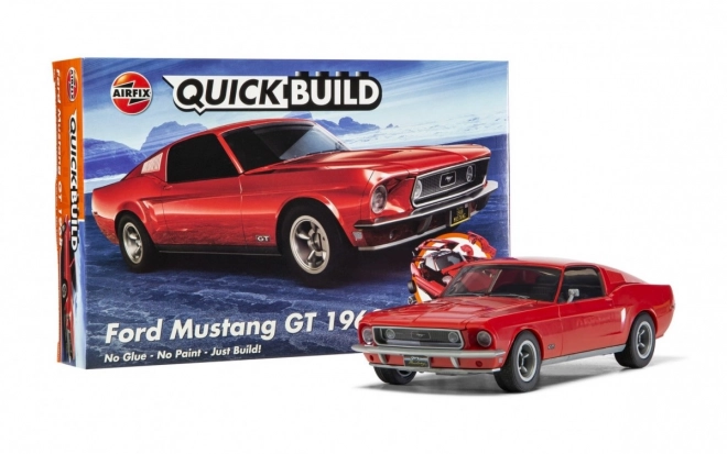 Rýchlo zostaviteľný plastový model Ford Mustang GT 1968