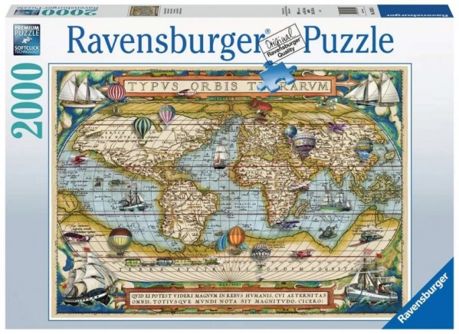 Ravensburger Puzzle Kolem sveta 2000 dielikov