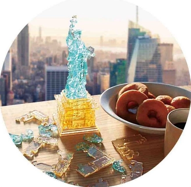 Detailné 3D puzzle Socha slobody