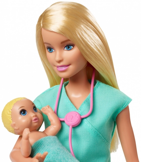 Mattel Barbie Okupačná hracia súprava Baby doktorka s 2 novorodencami