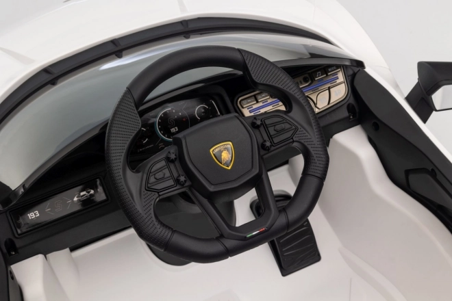 Detské elektrické vozidlo Lamborghini Revuelto biele