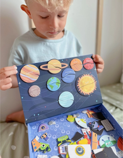 Magnetická Skladačka Vesmír - TOOKY TOY