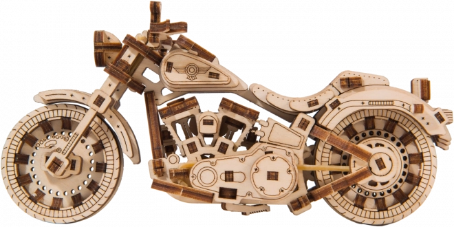 Drevené 3D puzzle motorka Cruiser V-Twin