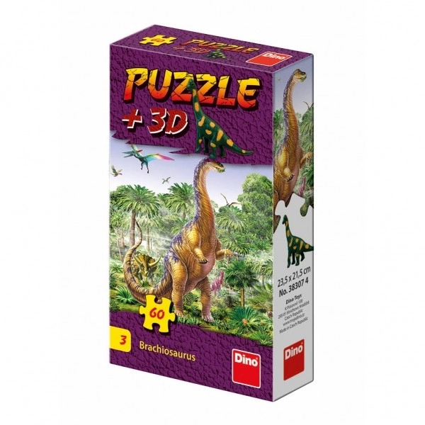 Puzzle s dinosaurem: Parasaurolophus 60 dielikov