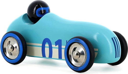 Vilac Drevené auto Old Sport tyrkysové
