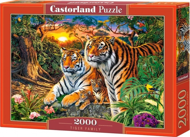 Puzzle Tygra Rodina 2000 Dielikov