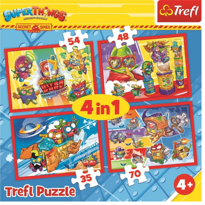 Puzzle Tajní špióni 4v1