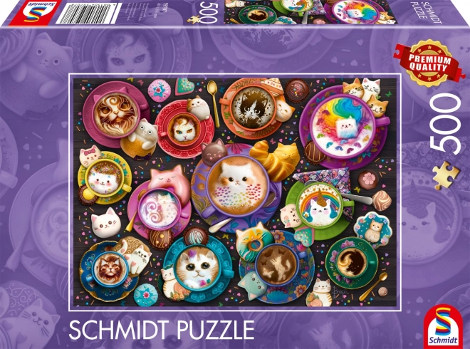 Puzzle Kávová koťátka