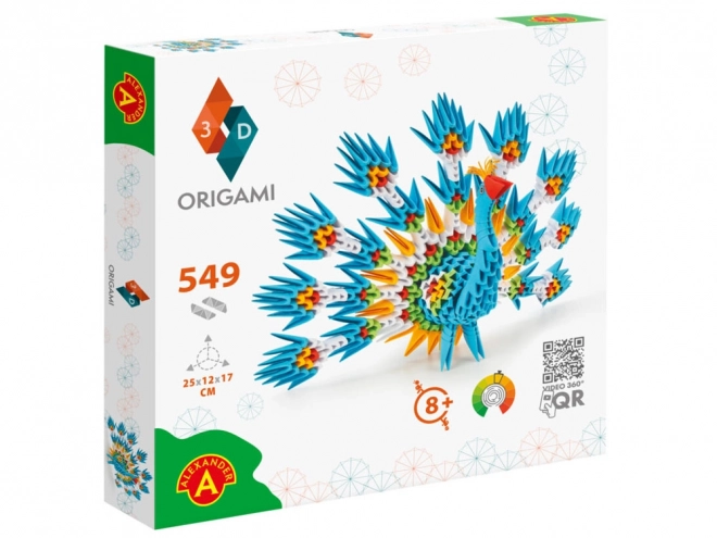 Kreatívna sada Origami 3D Páv