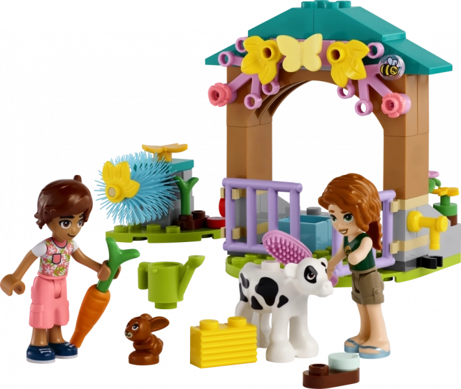 Lego Friends Autumn a jej stajňa pre teľa