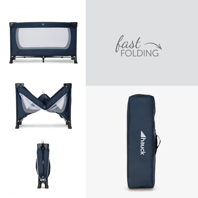 Hauck Cestovná postieľka Dream N Play Plus Navy