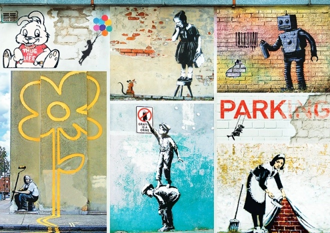 Puzzle Banksy 1000 dielikov