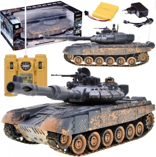 Zjednodušený diaľkovo ovládaný tank