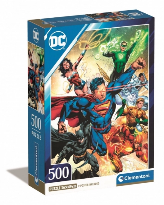 Puzzle 500 dielikov DC Comics Liga spravodlivosti