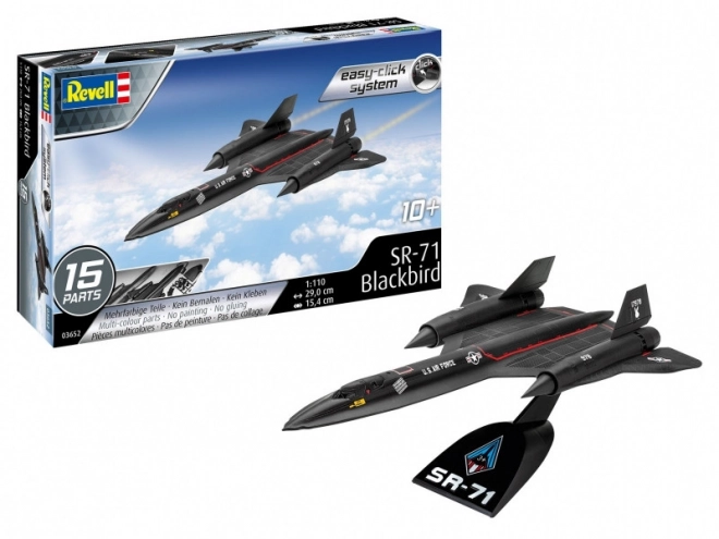 Model SR-71 Blackbird Easy-Click 1/110