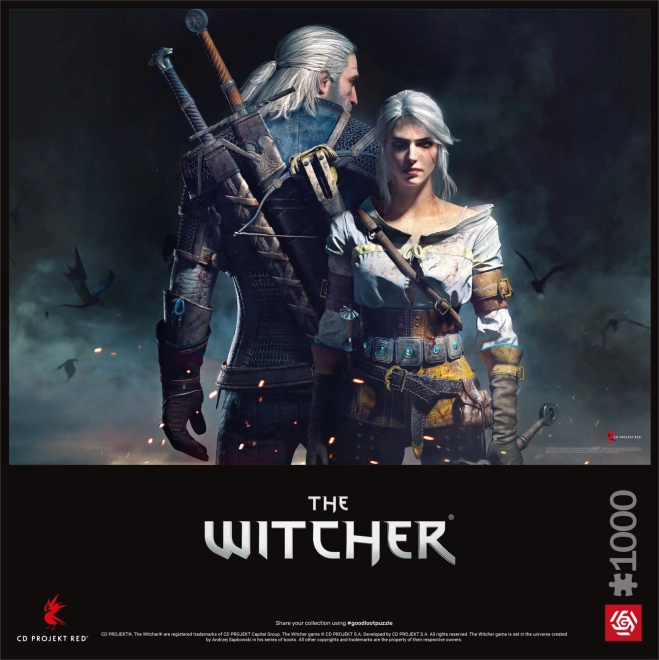 Puzzle Witcher - Geralt a Ciri 1000 dielikov