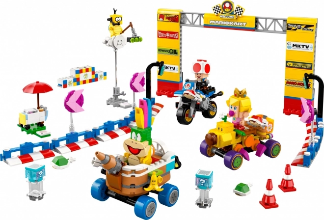 Kocky LEGO Super Mario: Mario Kart Baby Peach a Grand Prix