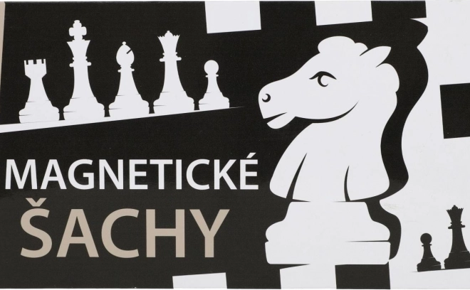 magnetické šachy v plastovej krabičke