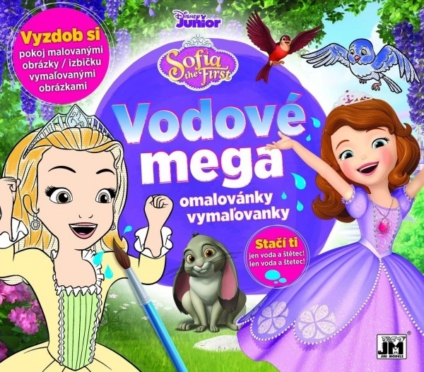 Vodové mega omaľovánky Maľuj vodou! Sofie Prvá