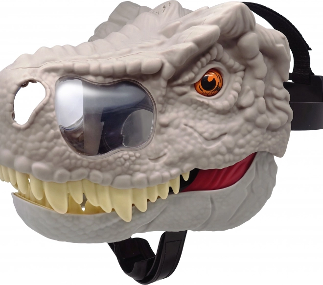 Dinosaurová maska s efektmi