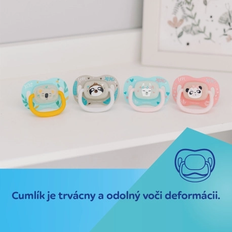 Canpol Babies Silikónový dudlík Exotic Animals 0-6m panda