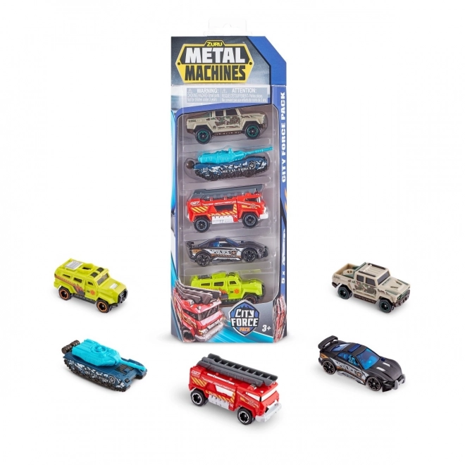 Sada vozidiel Metal Machines 5-pack séria 2