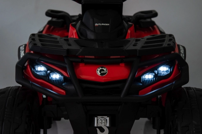 Elektrická detská štvorkolka Can-Am Outlander červená