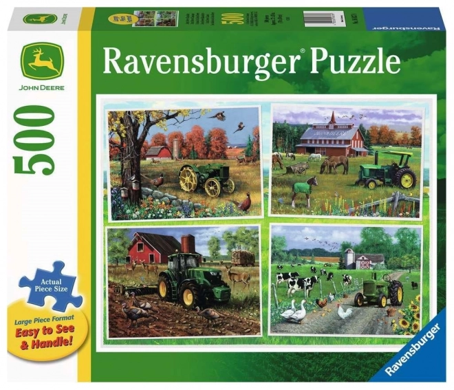 Puzzle John Deere: Klasika XXL 500 dielikov
