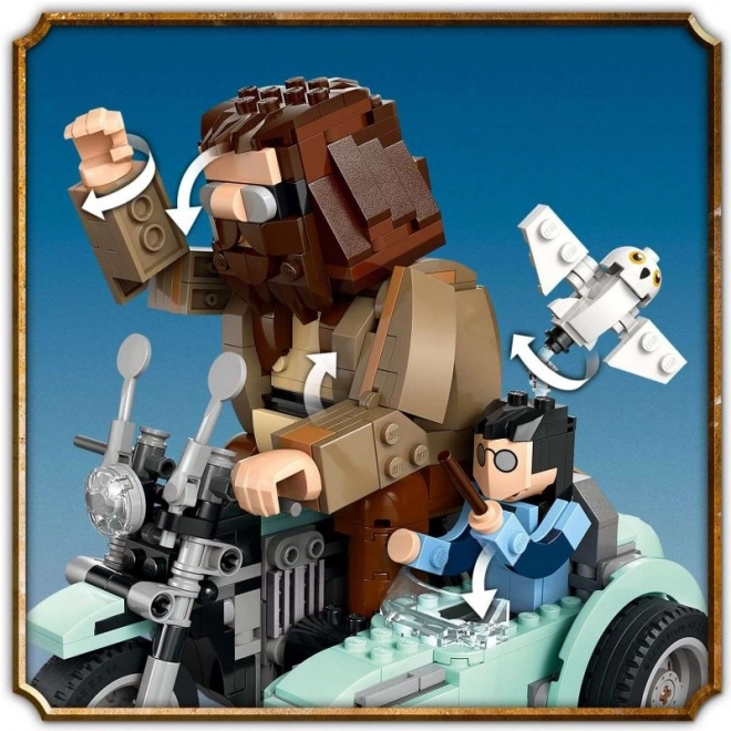 Lego Harry Potter Motorkové dobrodružstvo Hagrida a Harryho