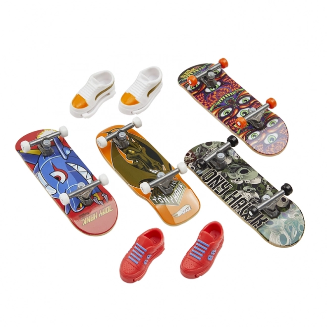 Set fingerboardov a skate topánok Hot Wheels a Tony Hawk