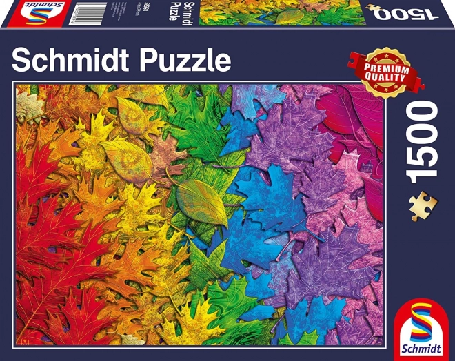 Schmidt puzzle Farebné lístie 1500 dielikov