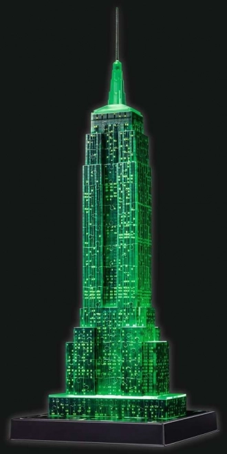 Svietiace 3D Puzzle Nočná Edícia Empire State Building