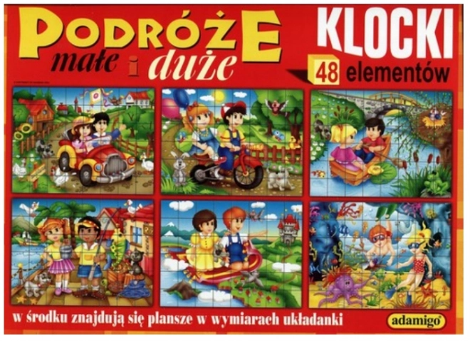 Obrázkové kocky Cestovanie vo dvojici