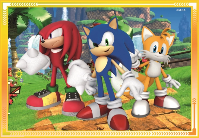 Puzzle 4v1 Super Color - Sonic