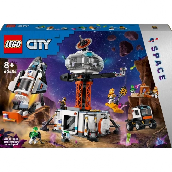 Lego City vesmírna stanica a štartovacia základňa rakety