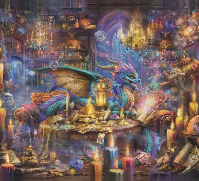 Puzzle Čarovná knižnica 3000 dielikov od Ravensburger