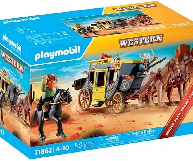 Playmobil Diligencia – prepad na Divokom západe