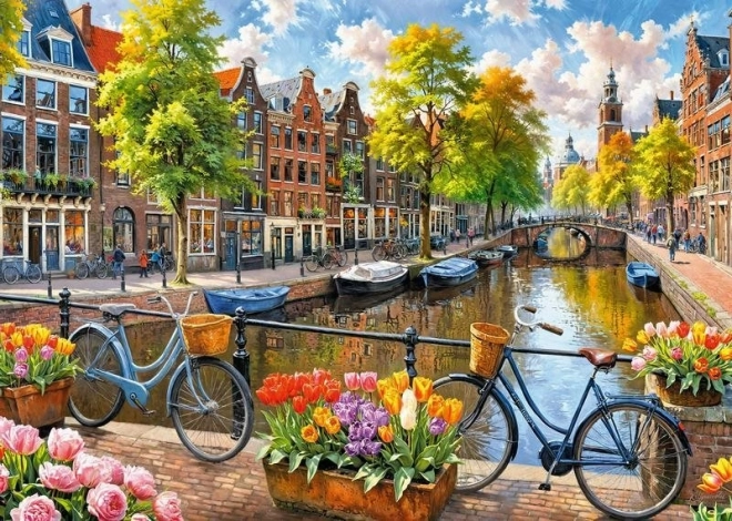 Puzzle Amsterdamské Tulipány 1000 Dielikov