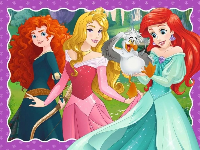 Ravensburger puzzle Disney princezné 4v1