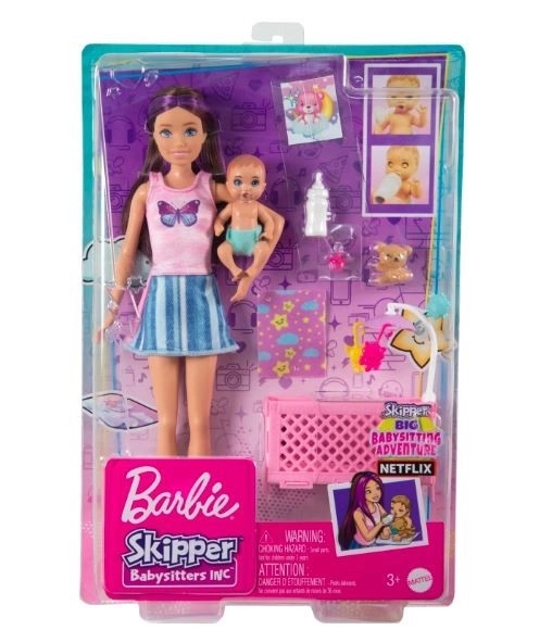 Barbie Chůva Herný Set - Spinkanie