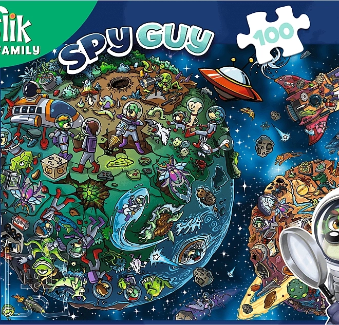Puzzle Treflíci vo vesmíre