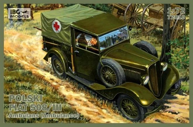 Poľský Fiat 508/III Ambulancia