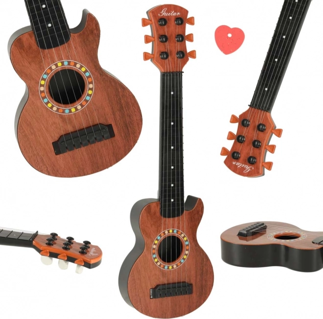 Klasická detská gitara drevená 6 strún 46,5 cm