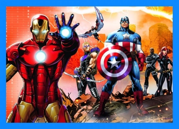 Odvážni Avengers | Puzzle 4v1 | Trefl