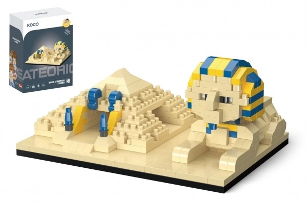 Stavebnica Koco pyramída a sfinga plastová