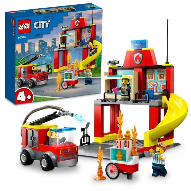 Lego City Hasičská Stanica a Auto Hasičov