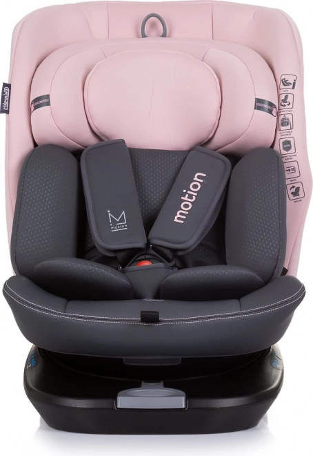 Autosedačka Chipolino Motion i-Size Isofix 360 Flamingo